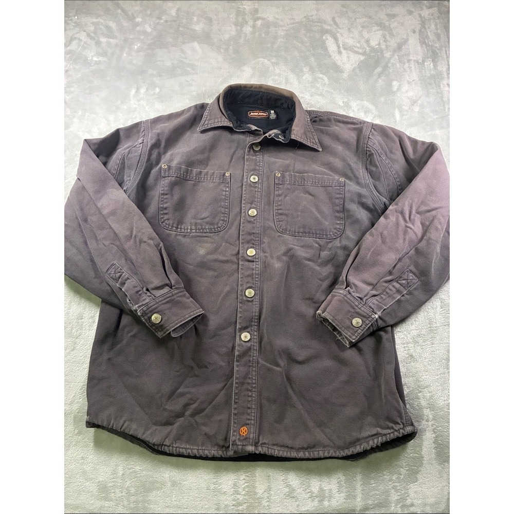 Jesse James Industrial Workwear Men's M Lined Canvas Shirt Jacket Workwear